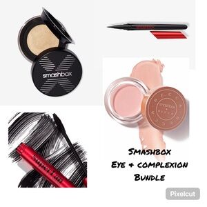 SMASHBOX Eye & Complexion Bundle-Liner, Mascara, Concealer & Setting Powder